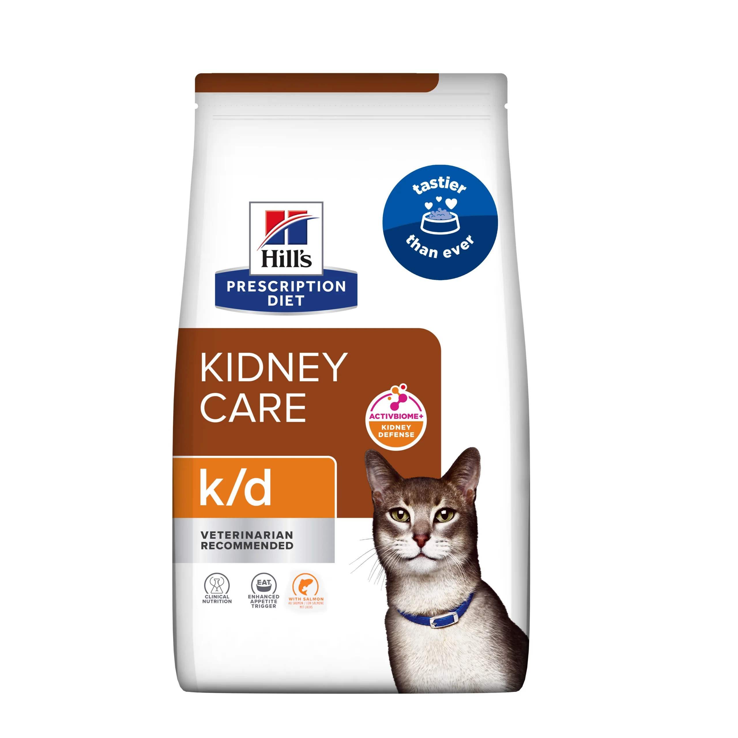 Сухий дієтичний корм Hill's PD Feline K/D Kidney Defense Salmon для підтримки функцій нирок у котів - 400 г