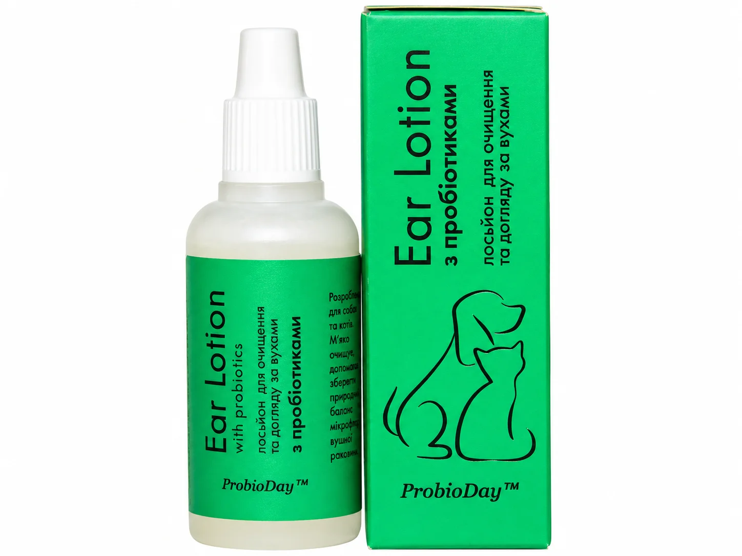 Лосьйон з пробіотиком Ear Lotion ProbioDay для гігієни вух котів і собак - 30 мл