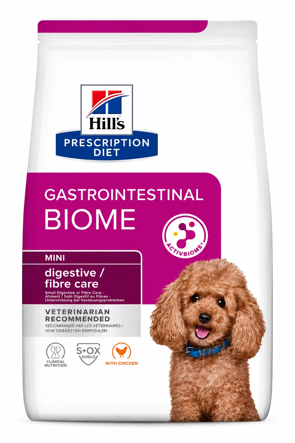 Сухий дієтичний корм Hill's PD Feline Gastrointestinal Biome Mini для собак дрібних порід при порушеннях роботи ШКТ - 1 кг