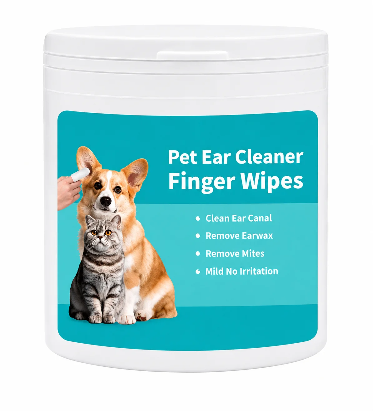 Вологі серветки Pet Ear Cleaner для очищення вух - 50 шт