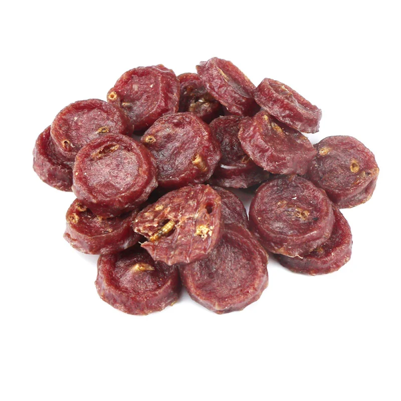 Ласощі для собак "Селянські смаколики" - качині медальйони з комахами - 1 шт