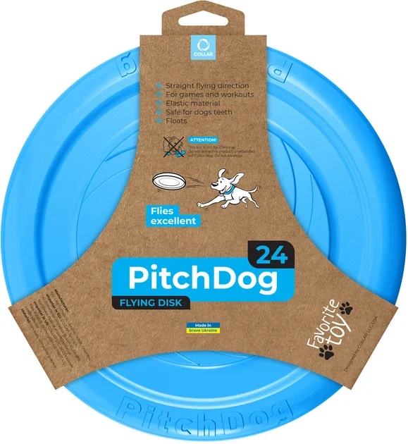 Іграшка для собак PitchDog диск для апортування блакитного кольору - 20 см