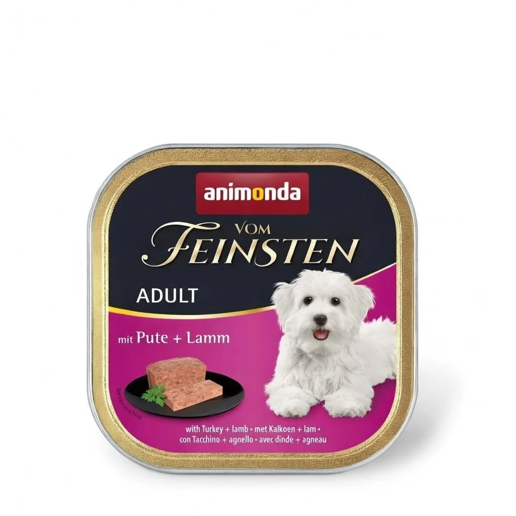 Консервований корм Animonda Vom Feinsten Adult with Turkey Lamb для дорослих собак усіх порід з індичкою і ягнятиною - 150 г