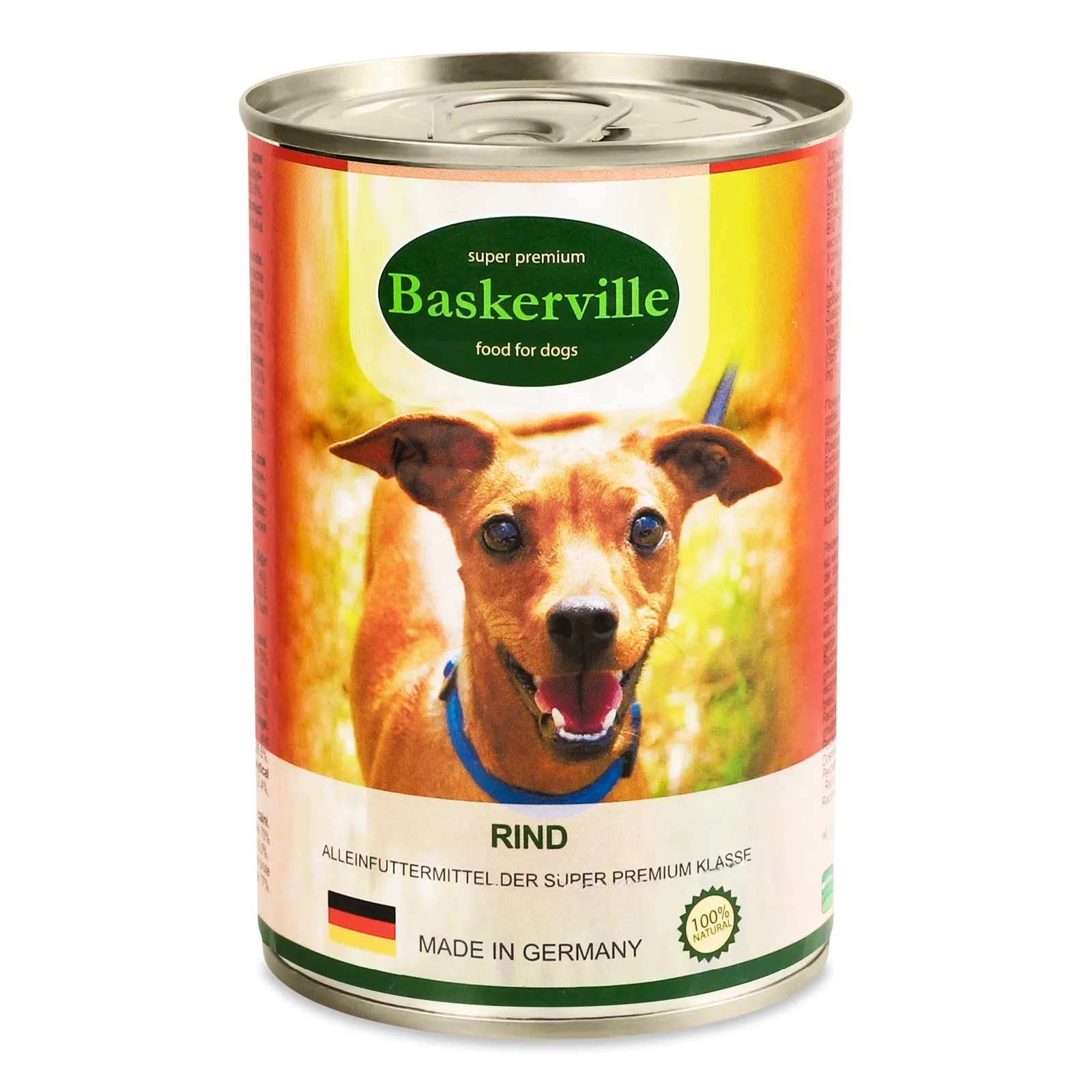 Консервований корм Baskerville для дорослих собак з яловичиною - 400 г