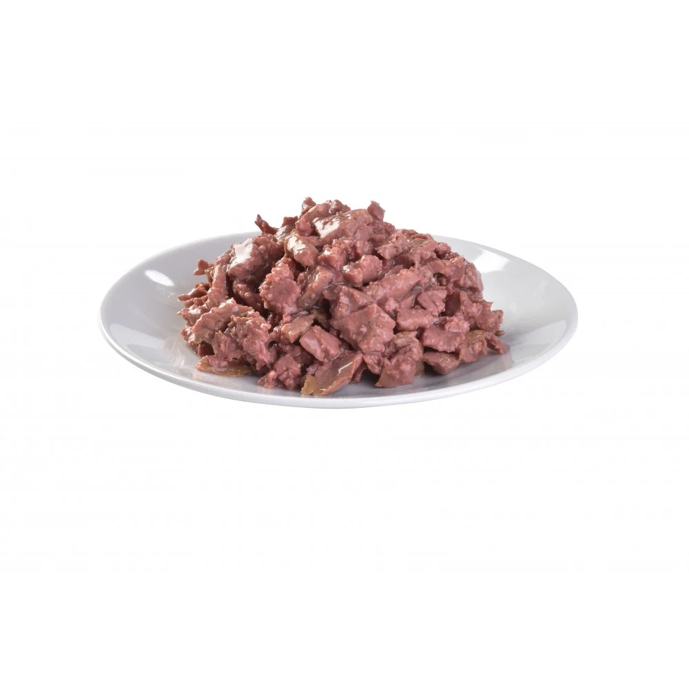 Вологий корм Brit Care Fillets in Gravy для дорослих котів із куркою та лососем в соусі
