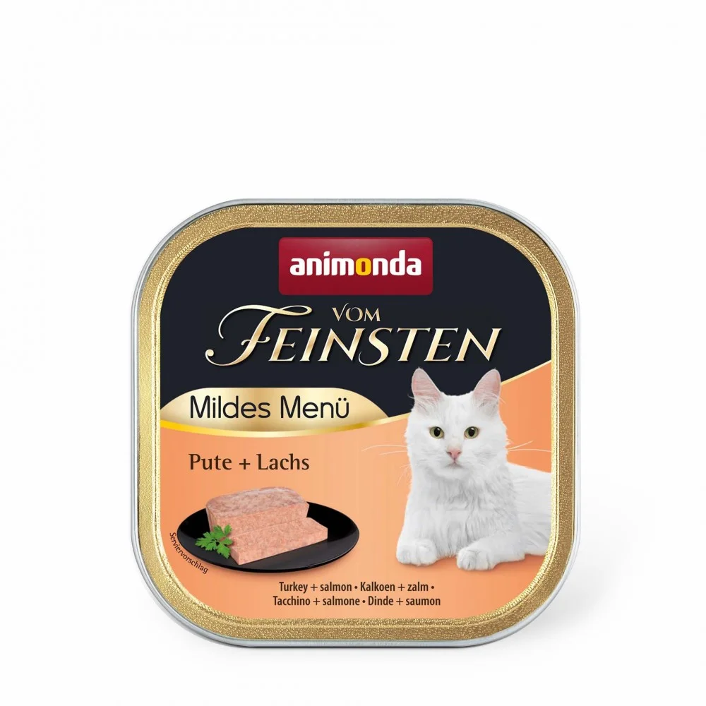 Консервований корм Animonda Vom Feinsten Adult Turkey Salmon для дорослих котів з індичкою і лососем - 100 г