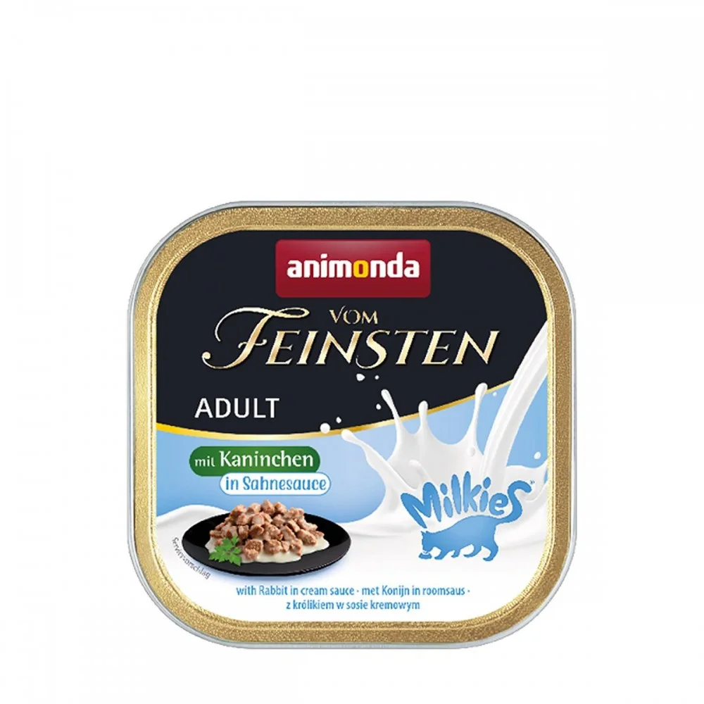 Консервований корм Animonda Vom Feinsten Adult with Rabbit in Cream Sauce для дорослих котів із кроликом у вершковому соусі