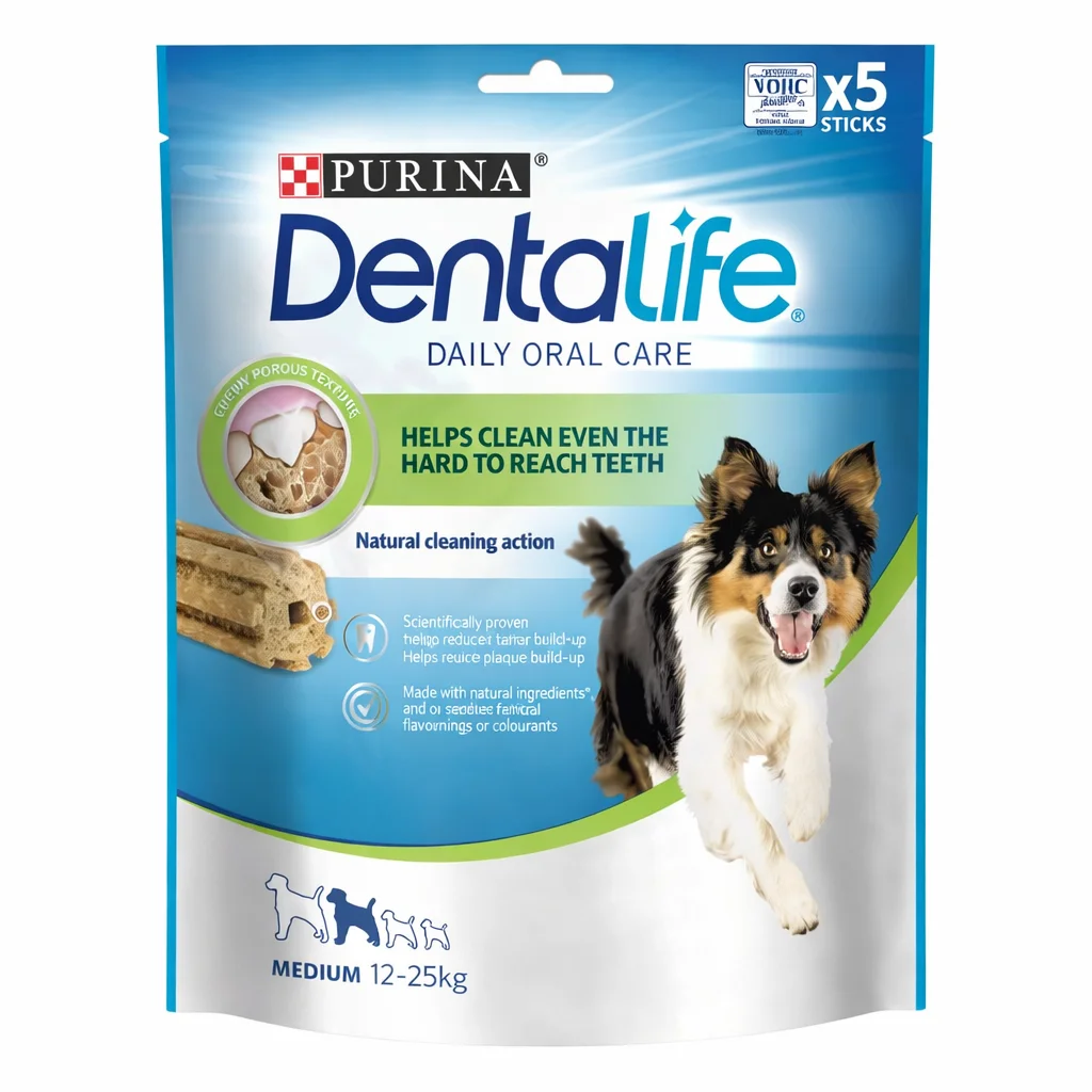Ласощі для собак Dentalife Medium для підтримки здоров'я ротової порожнини - 115 г