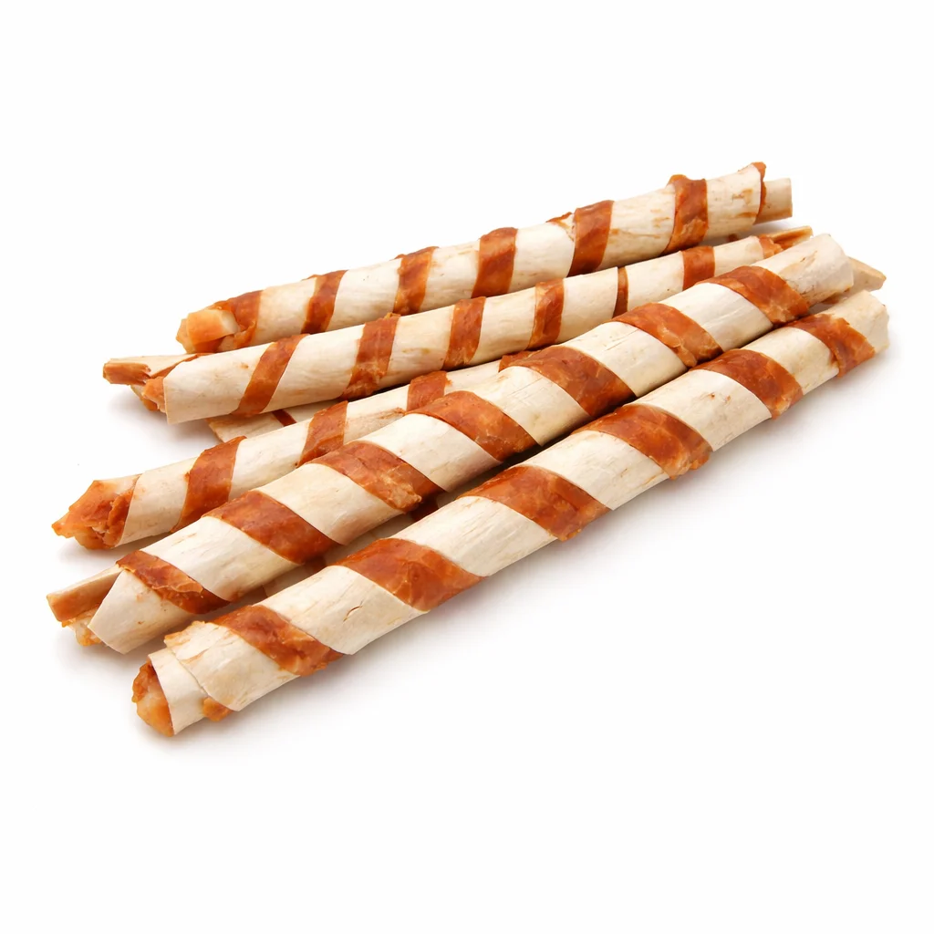 Ласощі для собак "Селянські смаколики" - трубочки із куркою та тріскою - 1 кг