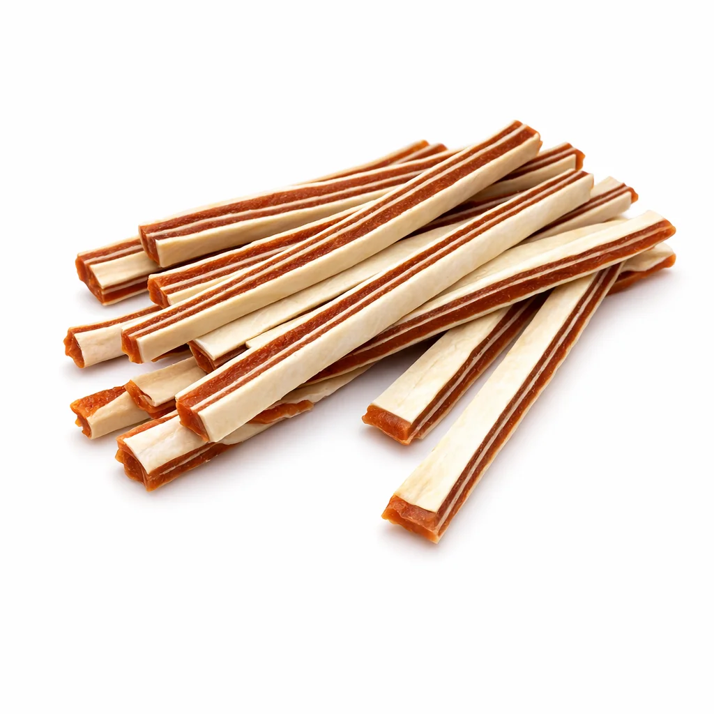 Ласощі для собак "Селянські смаколики" - сендвіч із качкою та тріскою - 1 кг