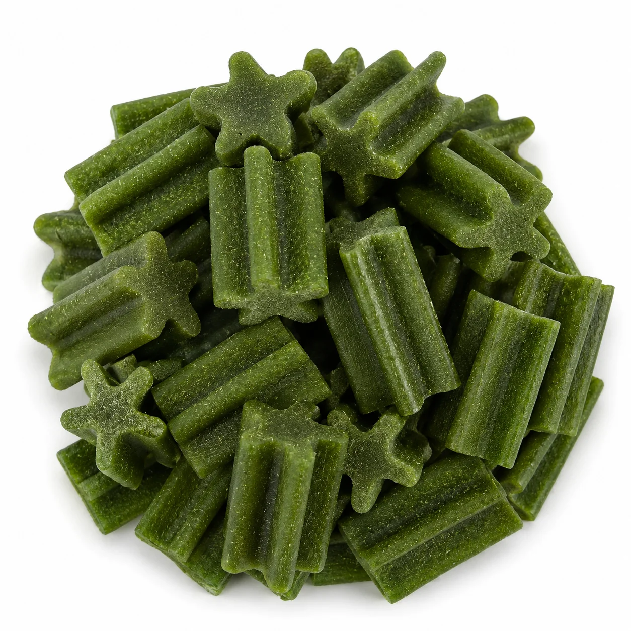 Ласощі для собак WAUDOG Treats стоматологічна паличка зі смаком шпинату та ванілі