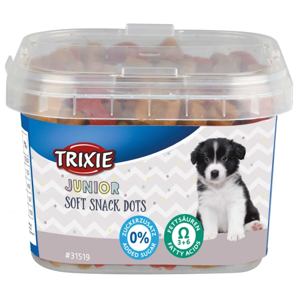 Ласощі для цуценят Trixie Junior Soft Snack Dots із кислотами Омега-3 та Омега-6 - 140 г