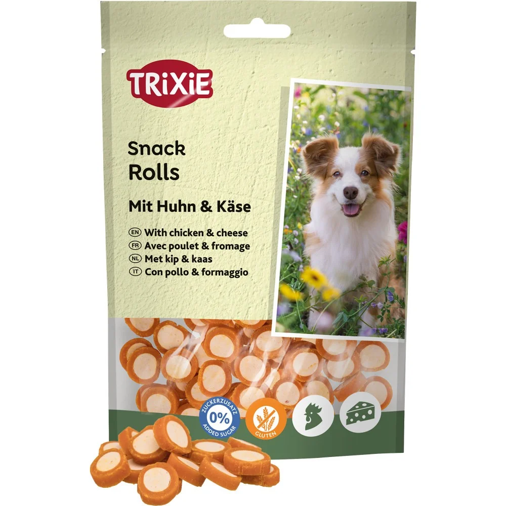 Ласощі для собак Trixie Premio Chicken Cheese Rolls роли з куркою та сиром