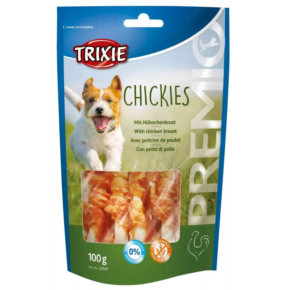 Ласощі для собак Trixie Premio Chickies курка на кальцієвій кісточці - 100 г