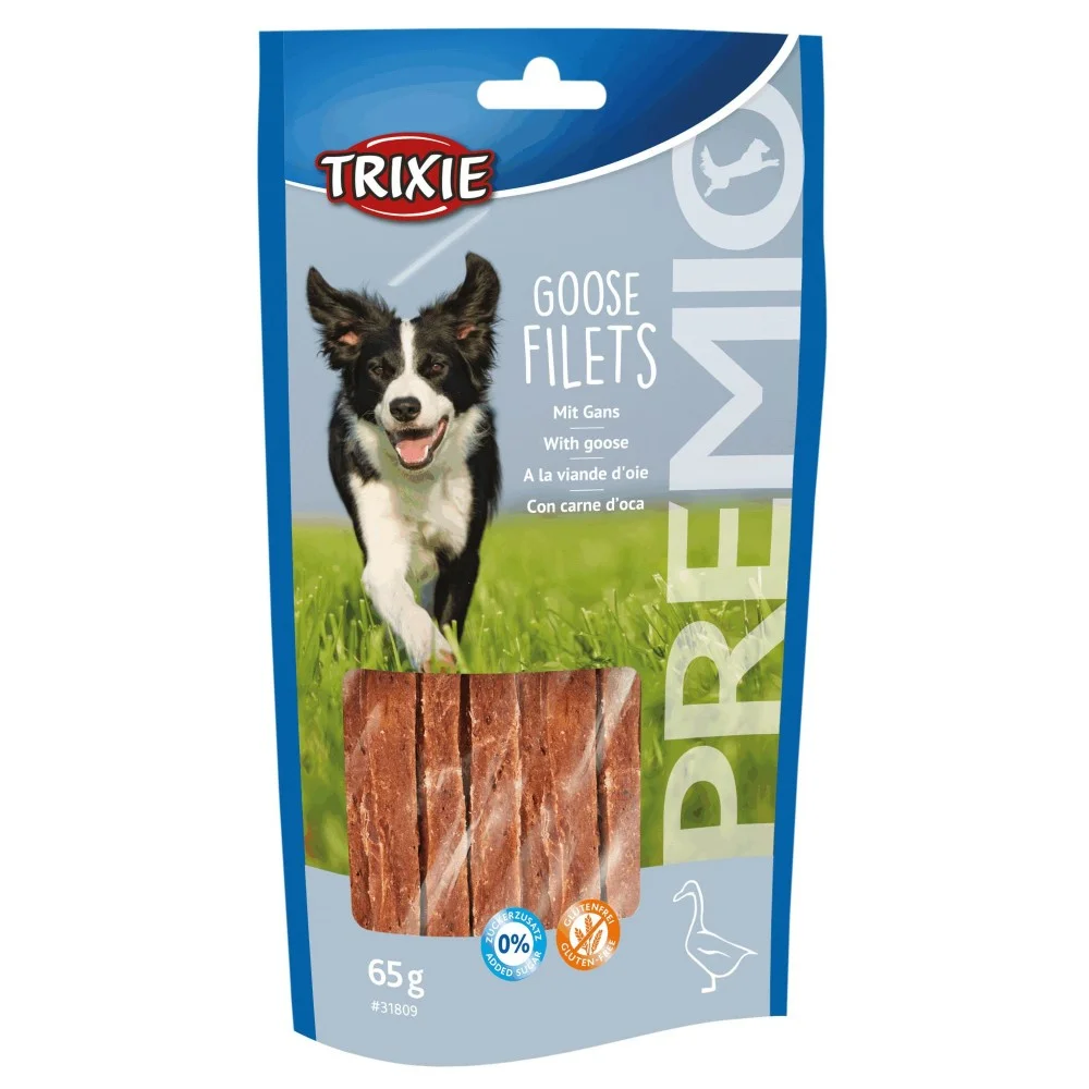 Ласощі для собак Trixie Premio Goose Filets палички з мʼясом гуски