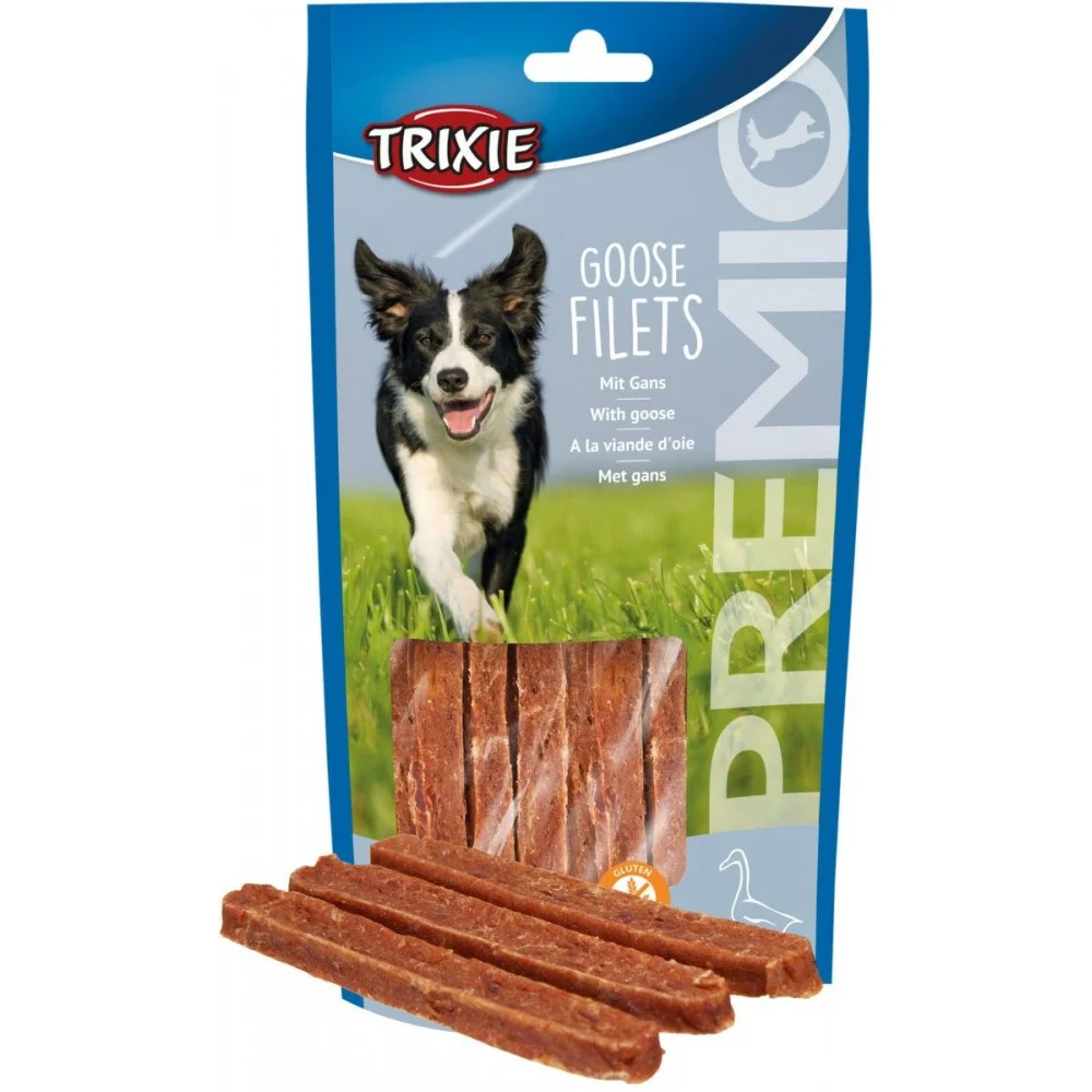 Ласощі для собак Trixie Premio Goose Filets палички з мʼясом гуски