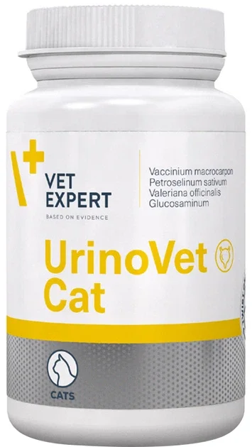 Нутрицевтична добавка Vet Expert UrinoVet Cat для підтримки сечовидільної системи у котів - 1 таблетка