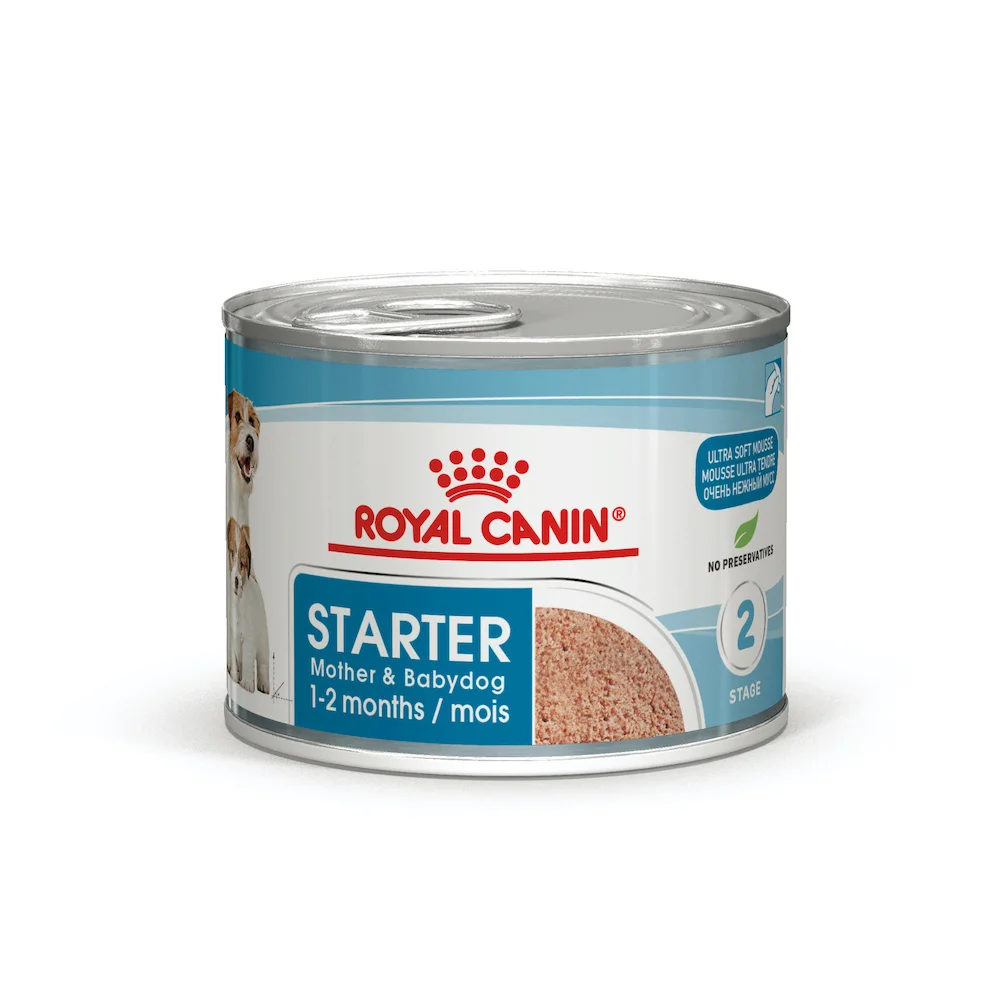 Консервований корм Royal Canin Starter Mother & Babydog для цуценят і годуючих собак - ніжний мус - 195 г