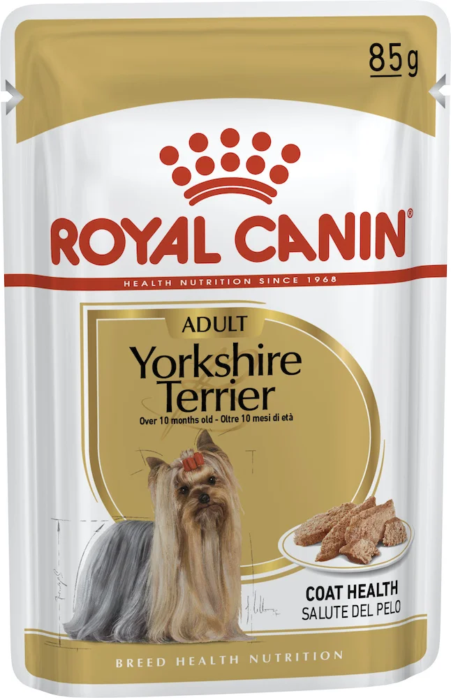 Вологий корм Royal Canin Yorkshire Terrier Adult для собак породи йоркширський тер'єр - паштет у соусі - 85 г