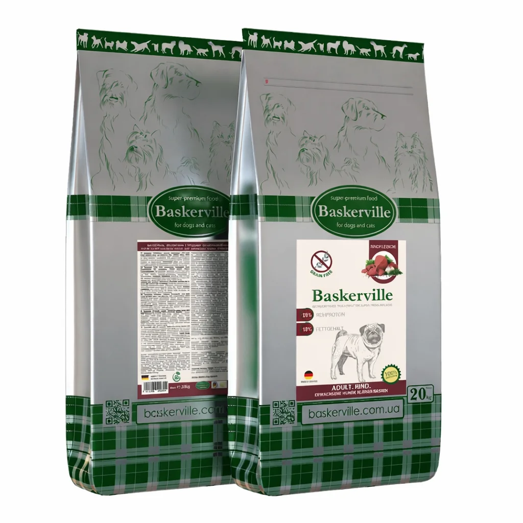 Сухий корм Baskerville Grain Free Adult Dog Small Breed для собак дрібних порід з яловичиною та ягодами - 20 кг