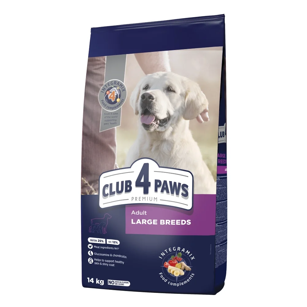 Сухий корм Club 4 Paws Adult Large Breeds для собак великих порід із куркою - 14 кг