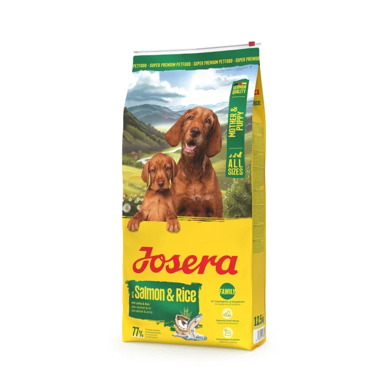 Сухий корм Josera Mother & Puppy для цуценят малих порід із лососем та рисом - 12.5 кг
