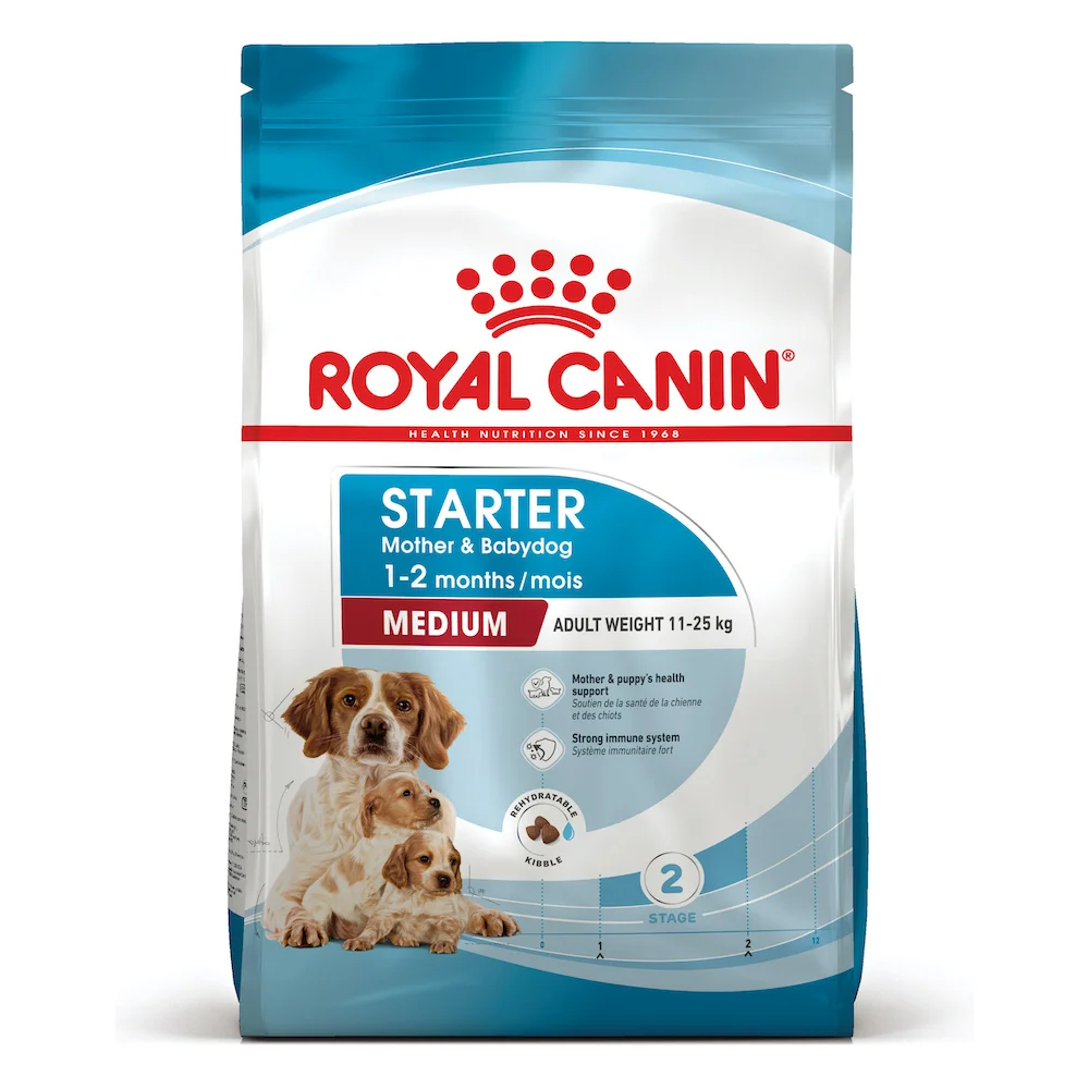 Сухий корм Royal Canin Medium Starter Mother & Babydog для цуценят та годуючих собак середніх порід - 1 кг