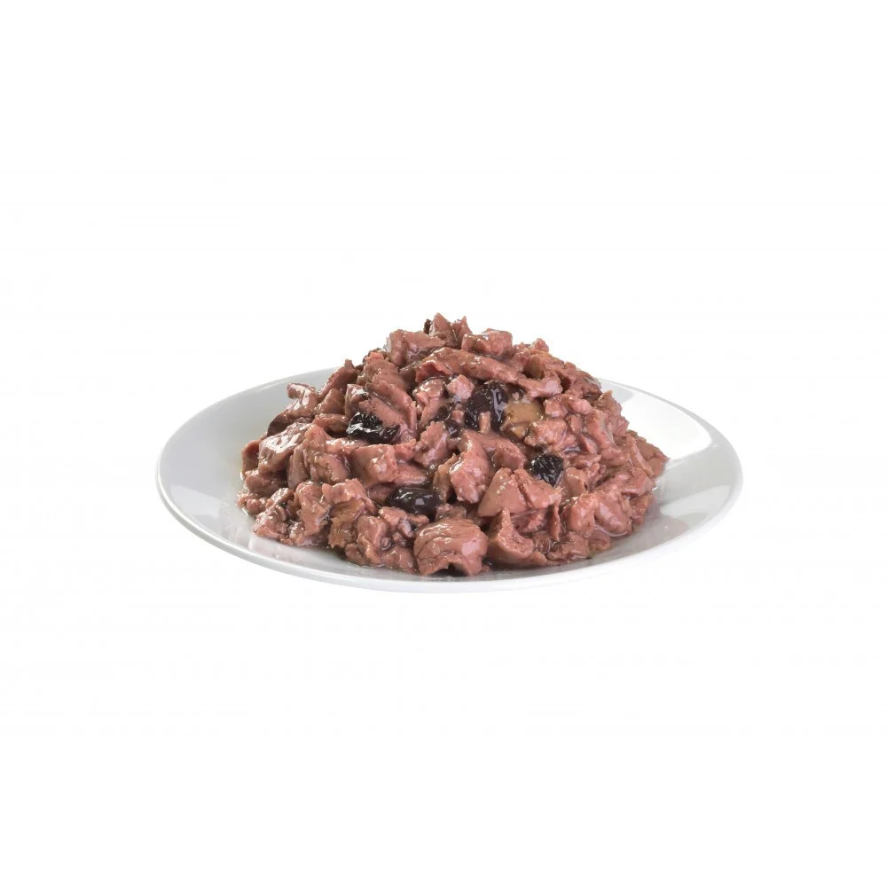 Вологий корм Brit Care Mini Fillets in Gravy для дорослих собак мініатюрних порід з кроликом та лососем в соусі